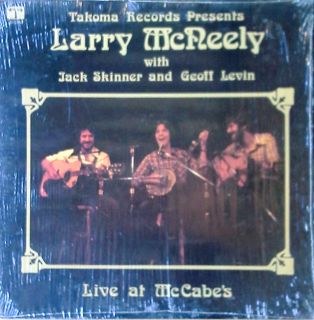 Larry McNeely Live at McCabes Takoma Label 1977 LP Shrink Wrap