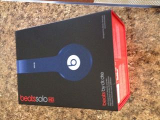 Beats by Dr. Dre Solo HD Headband Headphones   Blue, Box, Case, Fast