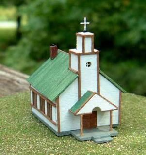 Scale Scratch Built1220 Old Church*****NEW SALE PRICE*****