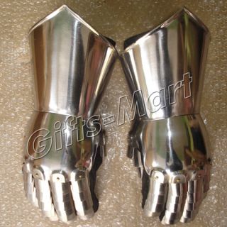 Medieval Ganutlet Knight Gothic Gauntlets Warrior Hand Gloves Pair