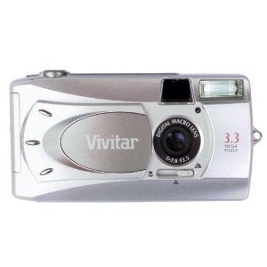 Vivitar ViviCam 3705 3 3 MP Digital Camera Silver