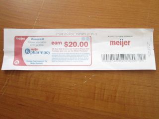 Meijer $20 Pharmacy Coupon w New Transfer Prescription