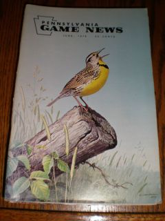 Game Commission Pennsylvania Game News June 1978 Ned Smith Meadowlark