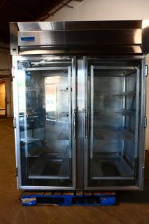 HEAVY DUTY COMMERCIAL GRADE McCALL REMOTE ROLL IN REFRIGERATOR WITH 2