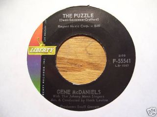 Gene McDaniels The Puzzle 45 RPM