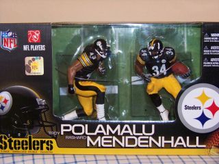 McFarlane NFL Steelers 2 Pack Troy Polamalu Rashard Mendenhall