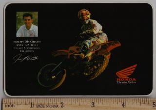 1993 JEREMY McGRATH HONDA CR125R CR250R Sticker Decal Motocross