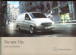 Mercedes Benz Vito Panel Van Dualiner Brochure UK 2010