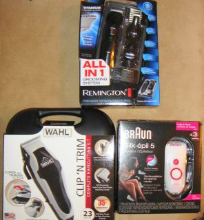Mens and Womens Hair Clippers Trimmers Epilator Brand New Free