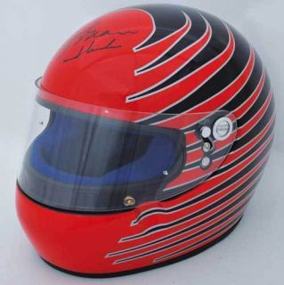 Marlboro Racing School Helmet Signed by Rick Mears