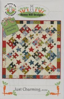 Quilt Pattern Bunny Hill Designs Just Charming #1086 Charm Pack