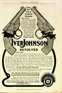1905 Iver Johnson Revolver Ad Print