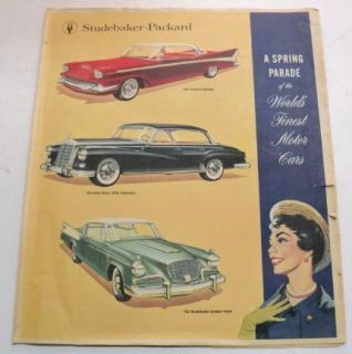 Studebaker Packard Mercedes Benz 1958 Sales Brochure