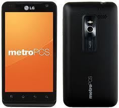 Metro Pcs LG Esteem Smartphone 4G WiFi 8GB Android w Wall Charger