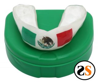 Custom Mexican Flag Teeth Mouth Guard Mouthguard MMA