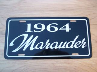 1964 Mercury Marauder License Plate Tag 64 Sign
