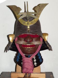 EDO MENPO mempo mask samurai armor yoroi kabuto dou sode kote haidate
