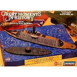 Great Moments in History Monitor Merrimac Civil War Model Kit