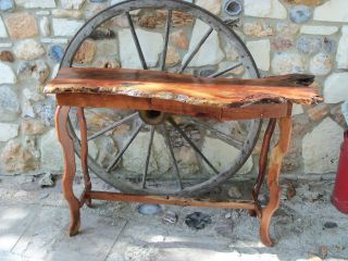 Handmade One of A Kind Mesquite Sofa Table