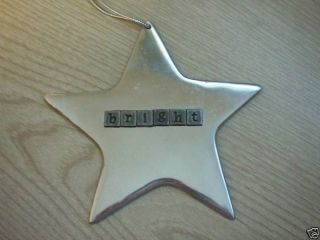 Mexican Pewter Celestial Star Christmas Tree Ornament