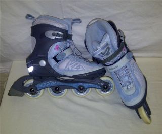 K2 Athena 2 1 Exotech Womens Inline Roller Skates Size 10 US 27 Cm