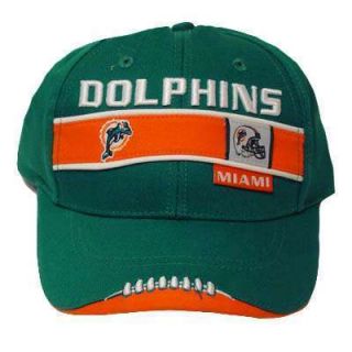 NFL Miami Dolphins Green Aqua Velcro Reebok Hat Cap RBK