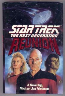 Trek Next Generation Book Reunion Friedman Picard 0671748084