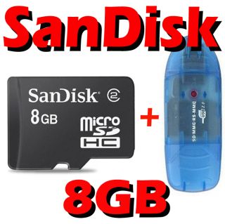 SanDisk MicroSD microSDHC Micro SDHC 8GB 8g Class 2 R