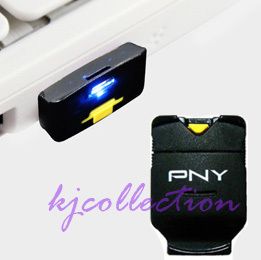 PNY 4GB Micro SDHC TF Card USB Reader Phone Baby Black