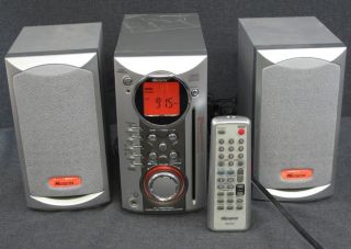 Memorex Micro System AM FM Slot CD Player Stereo MX4100 Speakers