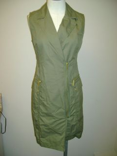 Michael Kors Petite Army Green Cargo Dress PP $120