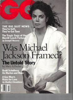 Michael Jackson GQ Magazine 10 94 Framed