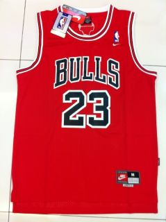Michael Jordan Chicago Bulls 23 Swingman Away Red Jersey