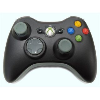 New Microsoft Xbox 360 Wireless Controller Black NSF 00001