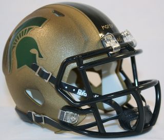 Michigan State Spartans Combat Revo Speed Mini Helmet