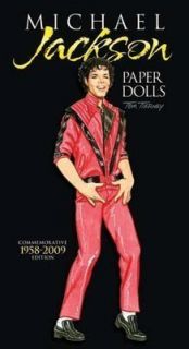 Michael Jackson Paper Dolls  Commemorative Edition 1958 2009 by Tom