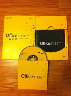 Microsoft Office Mac Home and Student 2011 for 3 Macs