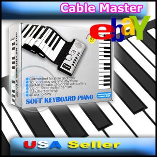 New Hi Fi Music Thicken Key MIDI Roll Up Piano Portable