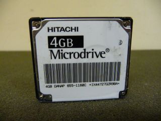 HMS360404D5CF00 4GB 3 6K CF Type II 1 Microdrive Hard Drive
