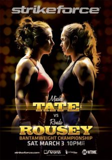Strikeforce Poster Ronda Rousey Miesha Tate UFC MMA Pride Hot