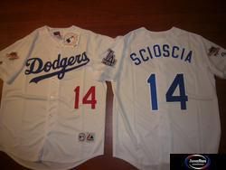 1988 Dodgers Mike Scioscia Sewn World Series Jersey XL