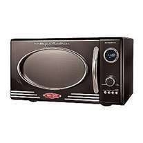 Cafe Diner Old Bar Style Microwave Cooking Oven Classic Blk