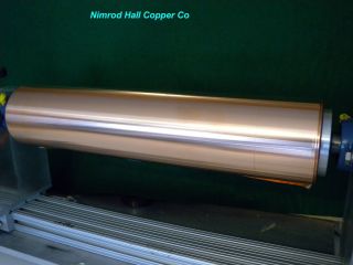 Nimrod Hall Copper Foil Sheet 5 mil x 18 x 4 Roll CU 110 ASTM B 152 3