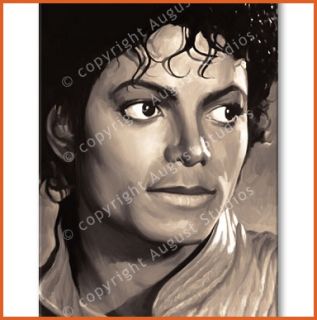 Michael Jackson Original RARE Canvas Painting 30x 18