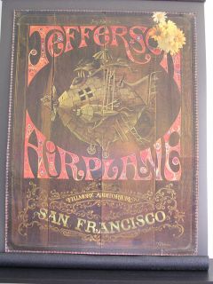 Airplane Two Sided Fillmore Poster by J Michaelson Dave Shiller