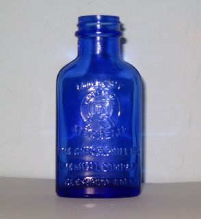 Milk of Magnesia Bottle Cobalt Blue