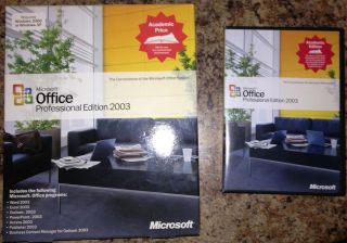 Microsoft Office 2003 Professional Full Version Academic