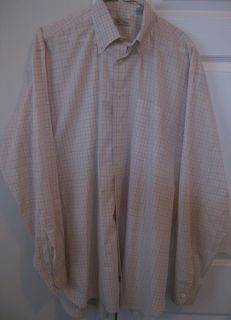 Peter Millar Retail $115 Light Pink Gray Pattern LS Button Front Shirt