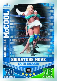 WWE Slam Attax Mayhem Signature Move Michelle McCool