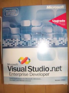 Microsoft Visual Studio .net Enterprise Developer 2003 Crystal Reports